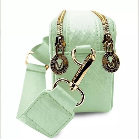 NWT Valentino Orlandi Mint Green Double Zip Camera Bag - Picture 5 of 16